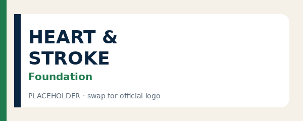 Heart & Stroke logo placeholder
